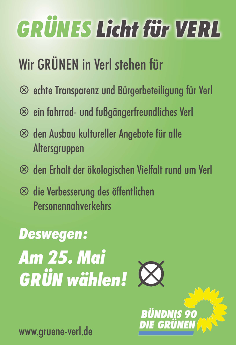 Wahlkampf-Flyer